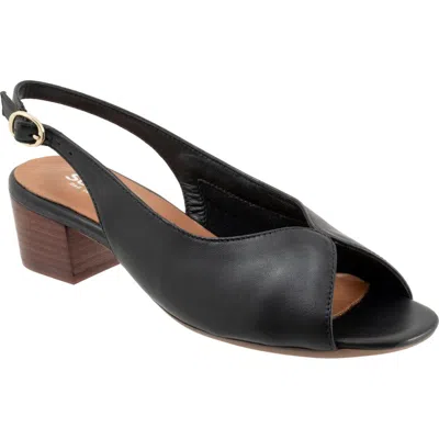 Softwalk Lakewood Sandal In Black