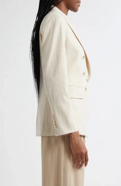 Veronica Beard Battista Dickey Jacket In Stone Khaki