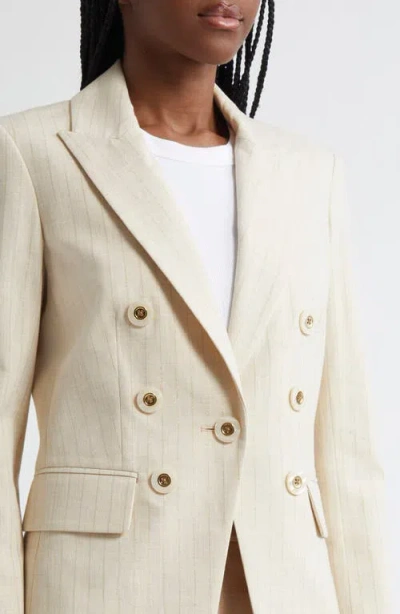 Veronica Beard Battista Dickey Jacket In Stone Khaki