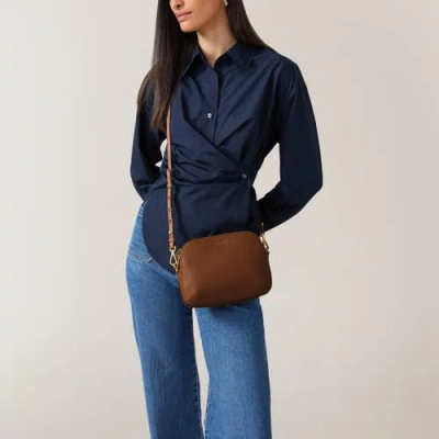 Radley London Dukes Place Medium Ziptop Crossbody Bag In Saddle