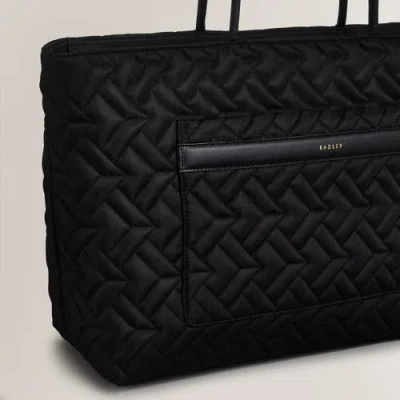 Radley London Large Holland Park Quilted Black Tote Bag