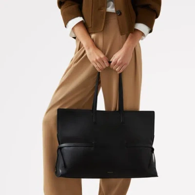 Radley London Black Large Open Top Shoulder Bag In Black