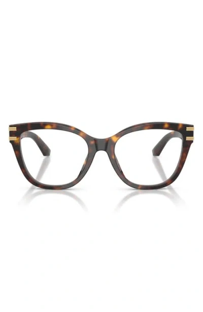 Dolce & Gabbana Tortoiseshell-effect Glasses In Havana