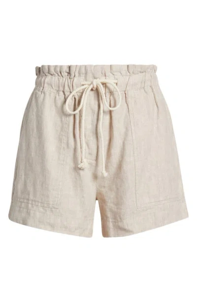 Rails Foster Linen Short In Heathered Flax In Heathered Flax