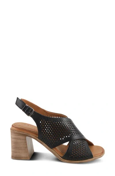 Spring Step Luanca Slingback Sandal In Black