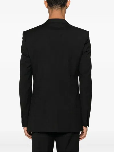 Givenchy Slim Fit Jacket In Monogram 72 Jacquard In Black