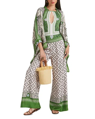 La Doublej La Double J Palazzo Pants (placée) In Green