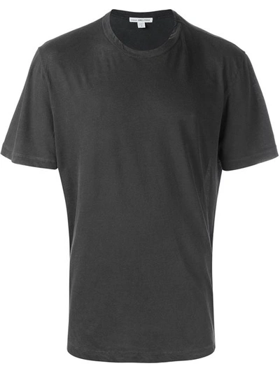 James Perse Grey Cotton T-shirt | ModeSens