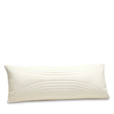 Boll & Branch Signature Quilted Arch Decorative Lumbar Pillow With Insert In Cream