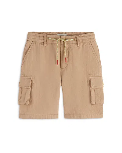 Scotch & Soda Boys' Garment Dyed Cargo Shorts - Little Kid, Big Kid In Soft Camel