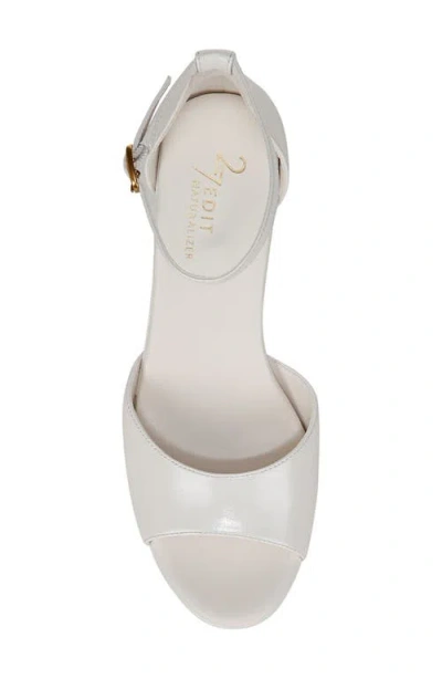 27 Edit Naturalizer Delphie Ankle Strap Platform Sandal In Warm White