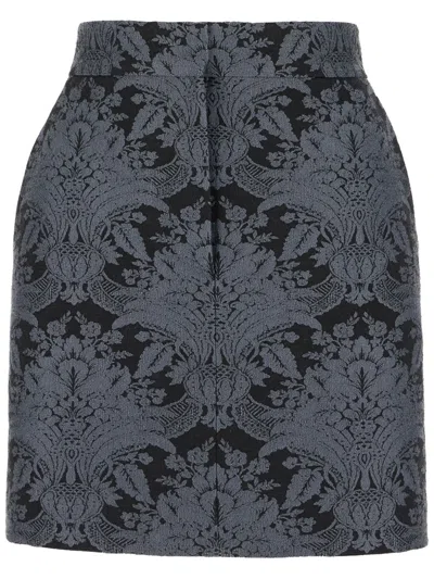 JACQUARDED MINI SKIRT