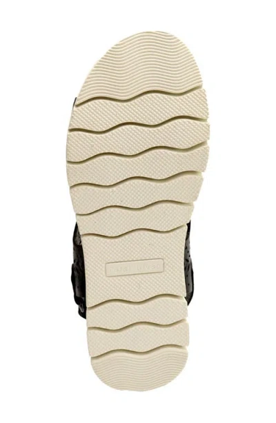 David Tate Moda Slingback Platform Wedge Sandal In Black