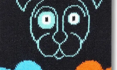 Happy Socks Classic Cotton Blend Crew Socks, Pack Of 2 In Black