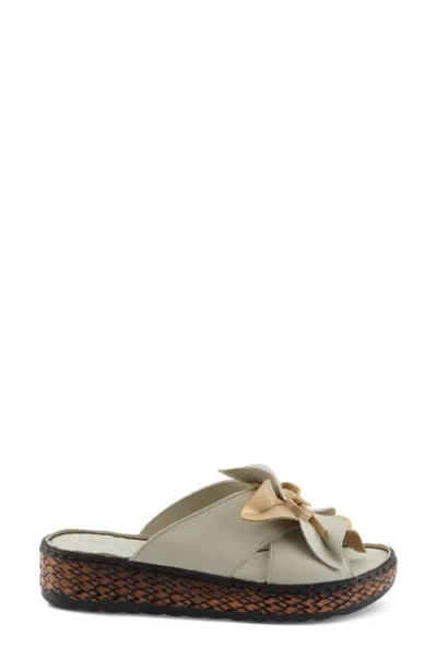 Spring Step Hilary Glam Slide Sandal In Bone