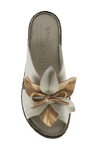 Spring Step Hilary Glam Slide Sandal In Bone