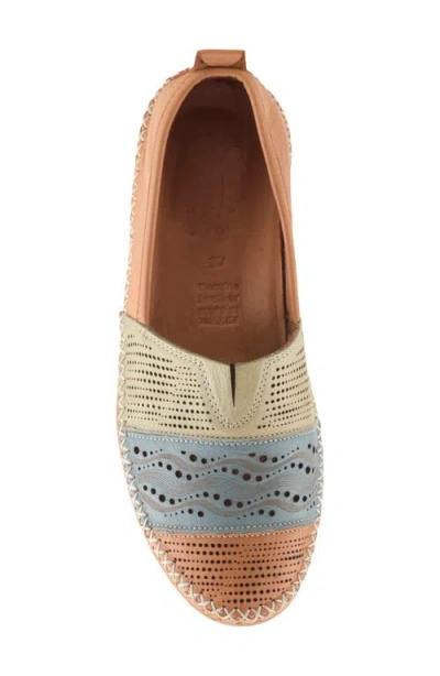 Spring Step Highwest Flat In Camel Multi