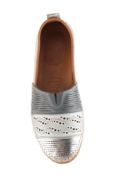 Spring Step Highwest Flat In Silver Multi