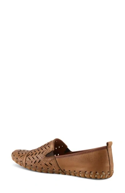 Spring Step Kapri Flat In Brown