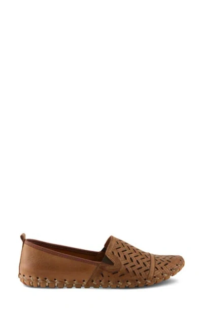Spring Step Kapri Flat In Brown