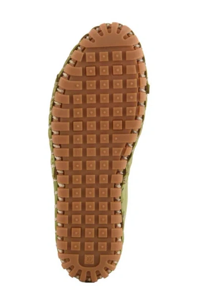 Spring Step Kapri Flat In Green