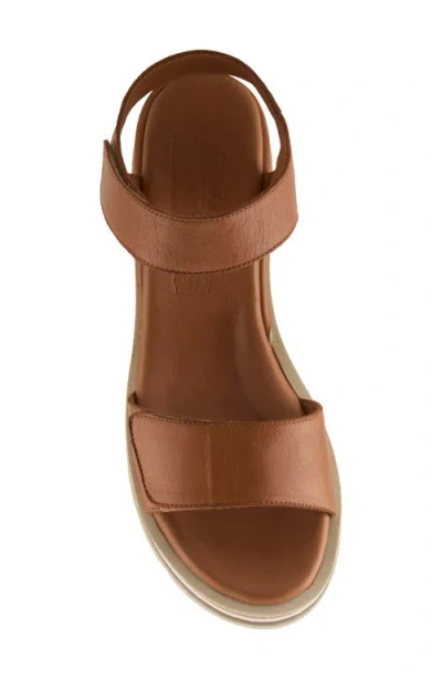 Spring Step Hileman Platform Sandal In Camel