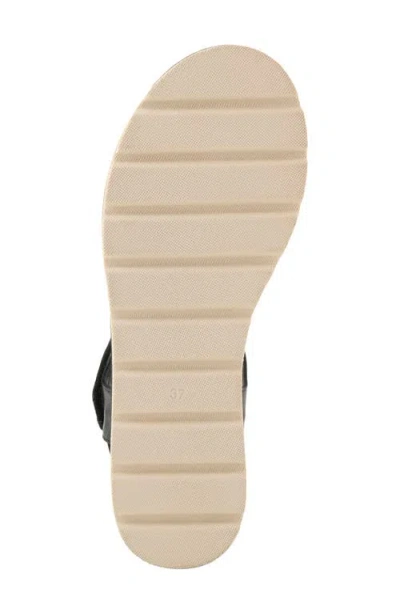 Spring Step Hileman Platform Sandal In Black