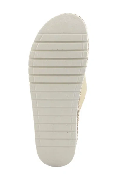 Spring Step Minisia Wedge Sandal In Olive Green