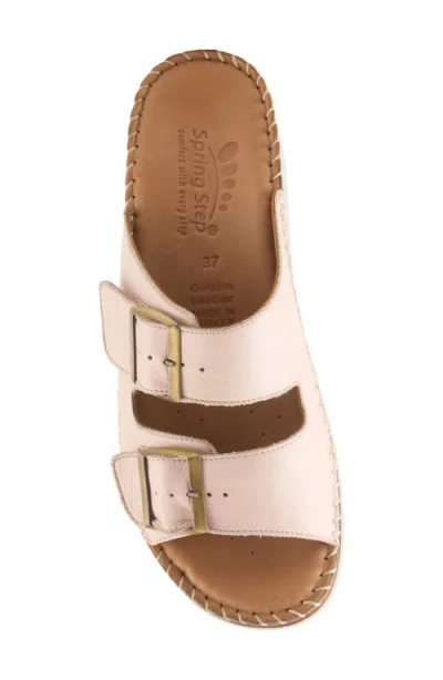Spring Step Minisia Wedge Sandal In Blush