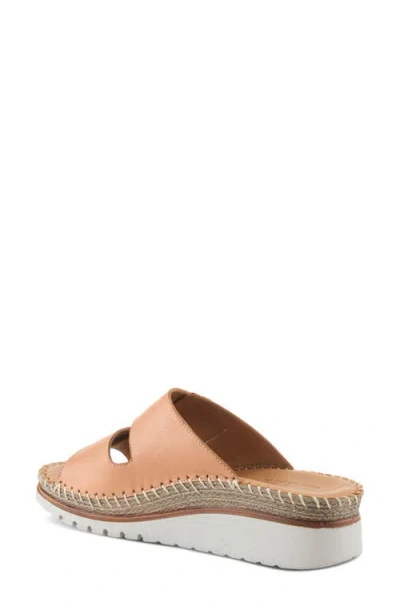 Spring Step Minisia Wedge Sandal In Camel
