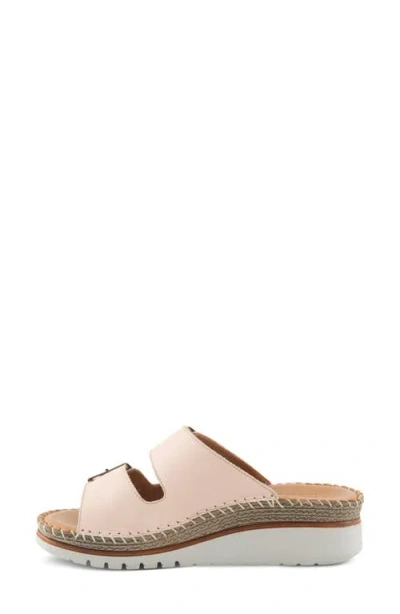 Spring Step Minisia Wedge Sandal In Blush