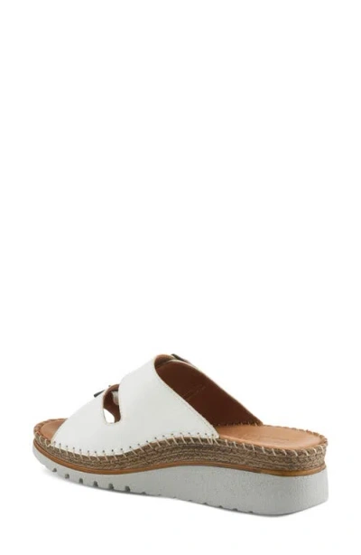 Spring Step Minisia Wedge Sandal In White