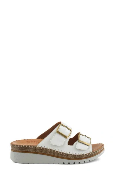 Spring Step Minisia Wedge Sandal In White