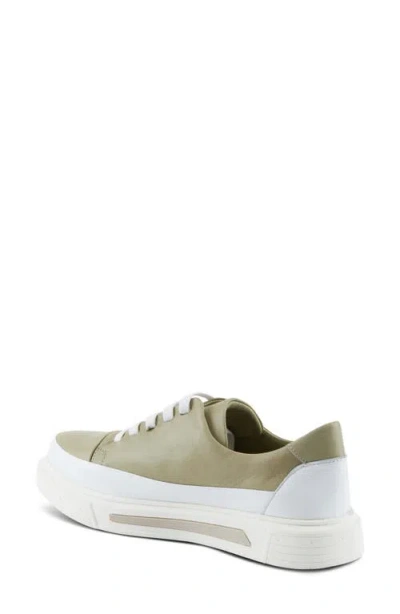 Spring Step Dune Platform Sneaker In Sage Green