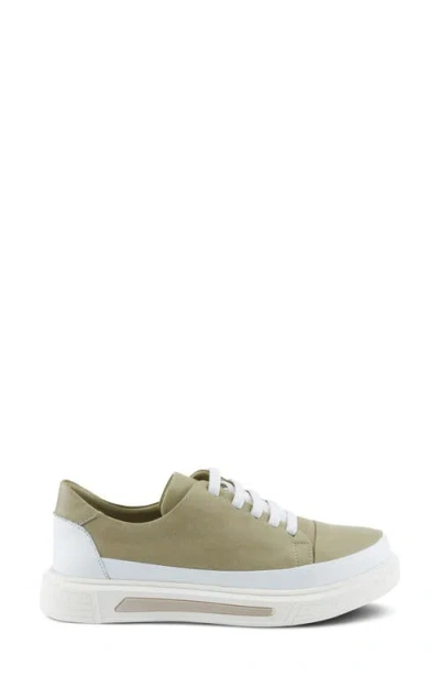 Spring Step Dune Platform Sneaker In Sage Green