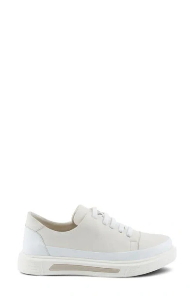 Spring Step Dune Platform Sneaker In Off White
