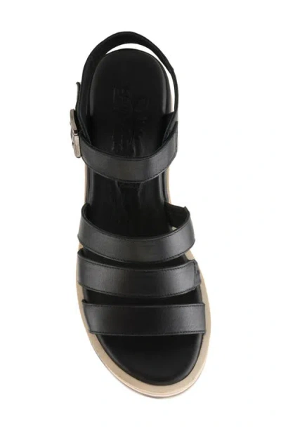 Spring Step Gosalina Platform Sandal In Black