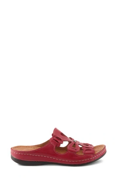 Spring Step Mezera Sandal In Red