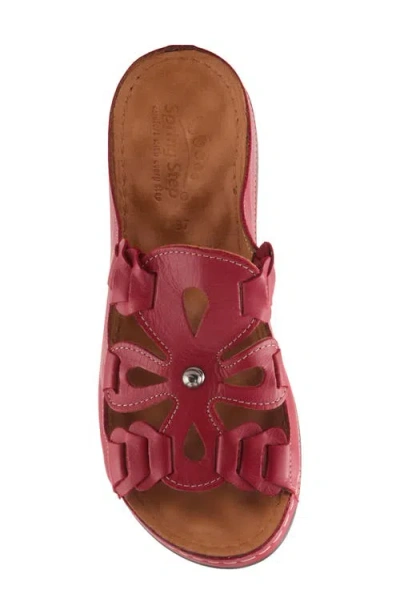 Spring Step Mezera Sandal In Red