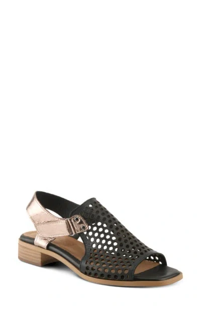 Spring Step Gosset Sandal In Black Multi