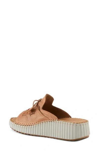 Spring Step Nevelle Wedge Sandal In Camel