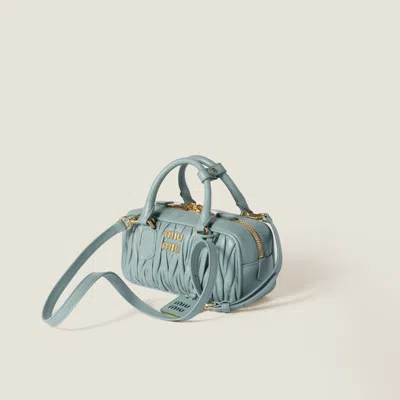 Miu Miu Arcadie Matelassé Tote Bag In Marigold