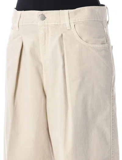 Haikure Wide Leg Jeans In Sandshell