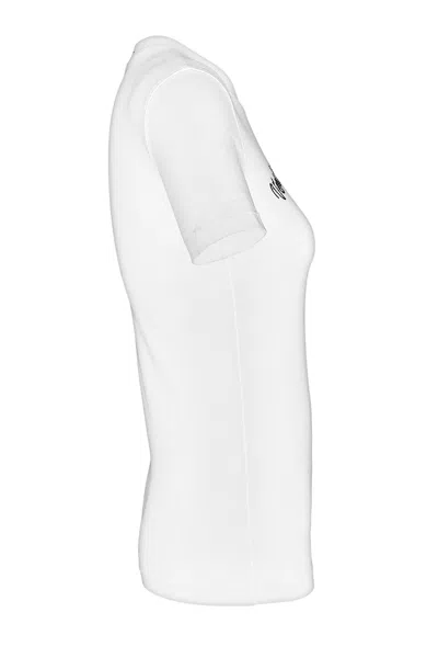 Versace Jeans Couture White Screen-printed T-shirt In White