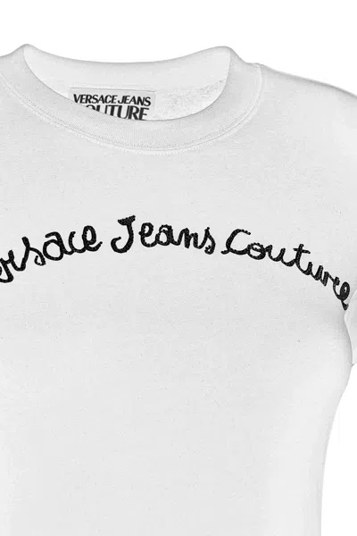 Versace Jeans Couture White Screen-printed T-shirt In White