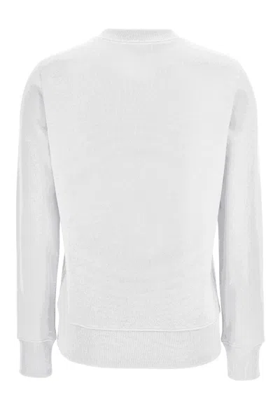 Versace Jeans Couture Sweatshirt With Logo In White