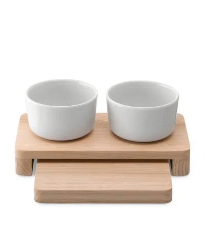 Lsa International Porcelain Collective Serving Bowls And Tray Set