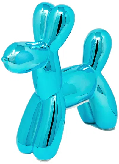 Interior Illusion Plus Interior Illusions Plus Royal Blue Mini Ceramic Dog Piggy Bank - 7.5" Tall