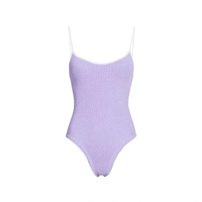 Hunza G Pamela Swimsuit In Purple