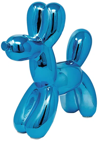 Interior Illusion Plus Interior Illusions Plus Royal Blue Ceramic Dog Piggy Bank - 12" Tall